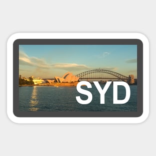 Sydney Harbour bridge and opera House Sticker